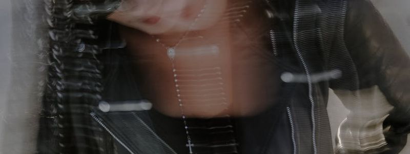 Motion blur effect showing dynamic movement in a studio.